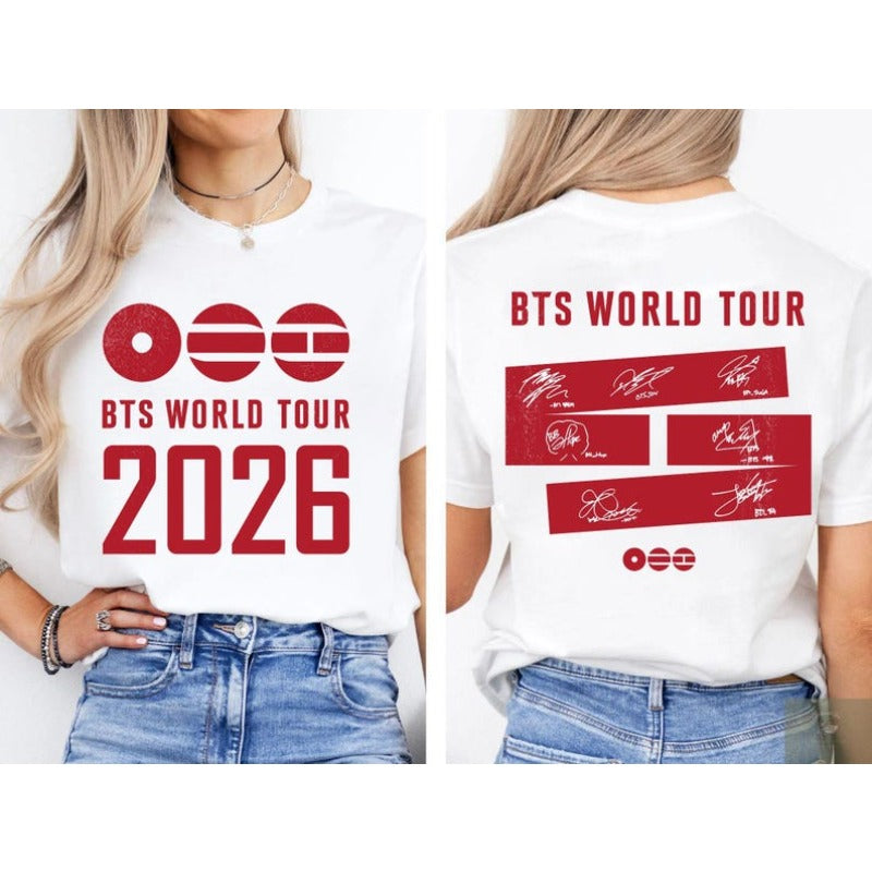 BTS World Tour 2026 T-Shirt Merch