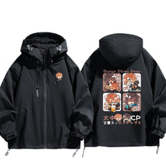Unisex Dazai Anime Print Zipper Jacket