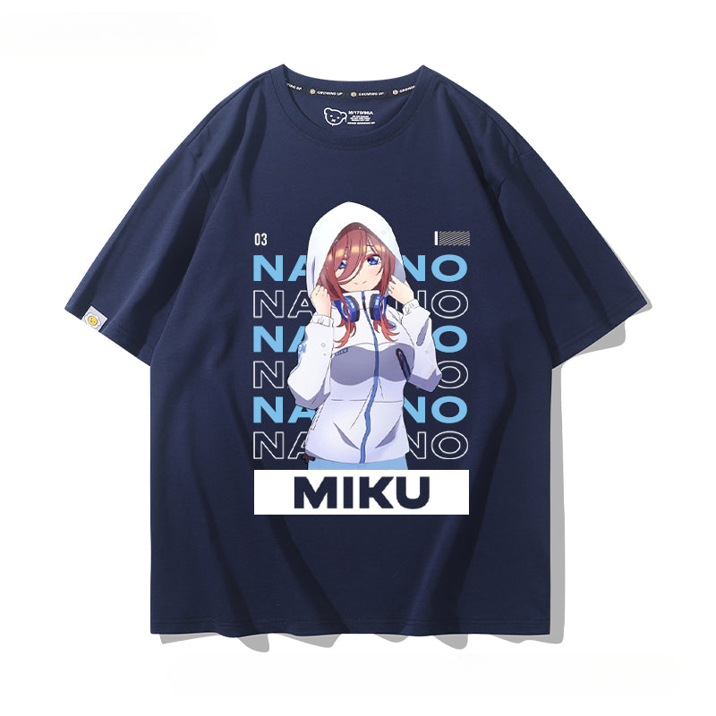 Nakano Anime Short-sleeved T-shirt