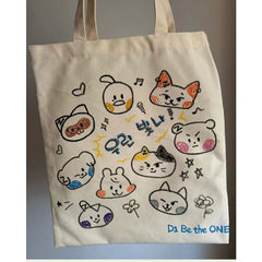 KPOP Graphic Canvas Bag
