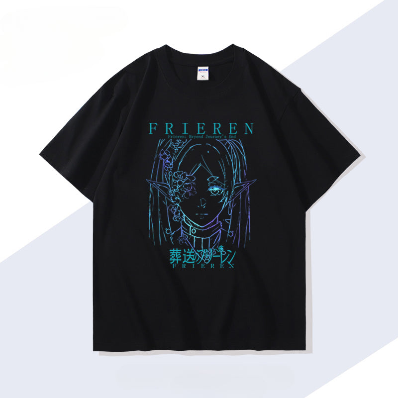 Women's Anime Print Short-sleeved T-shirt