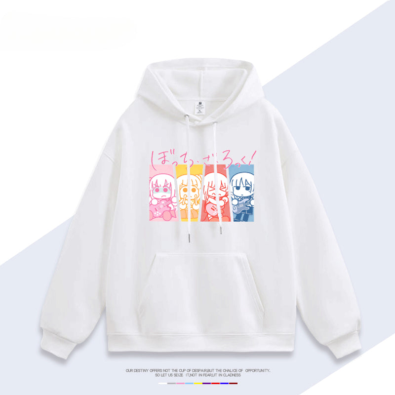 Unisex Anime Hitori Cotton Casual Hoodie