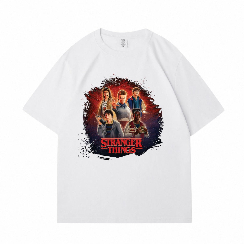 Unisex ST Characters Print Shirt