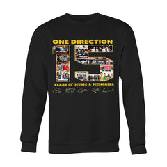 Unisex 15 years of Music & Memories 1D Sweatshirt