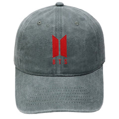 BANGTAN LOGO Embroidery Washed Cap