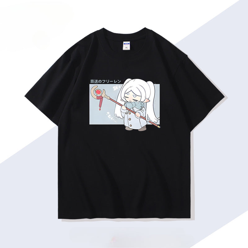 Women's Anime Print Short-sleeved T-shirt