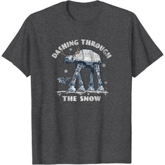 AT-AT Walker Dashing Through The Snow T-Shirt