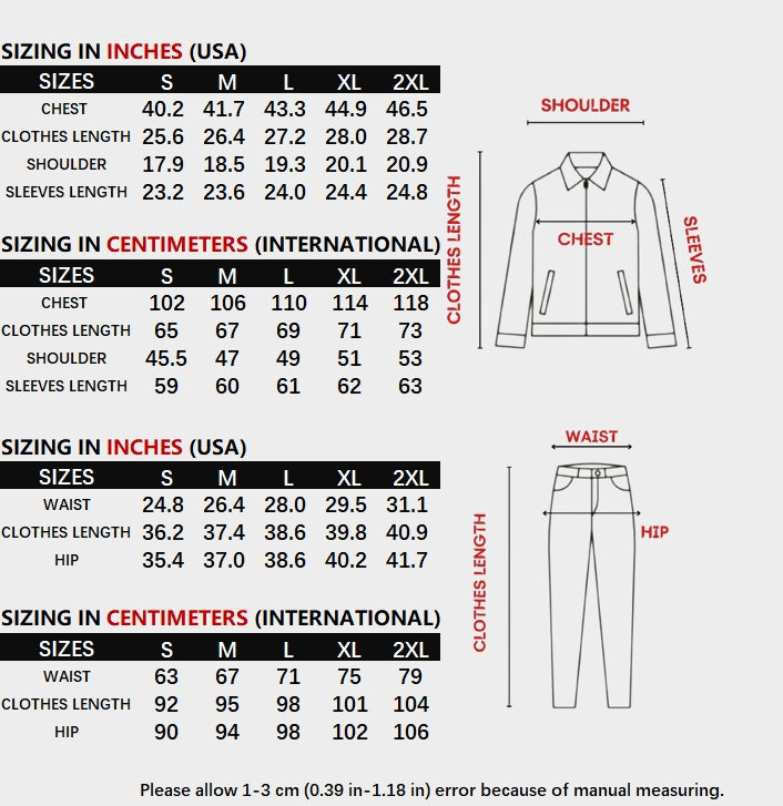 Men's Anime Cosplay Jacket Pants