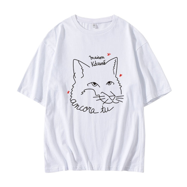 Yeonjun Same Graphic Printed Short-sleeved T-shirt