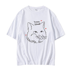 Yeonjun Same Graphic Printed Short-sleeved T-shirt