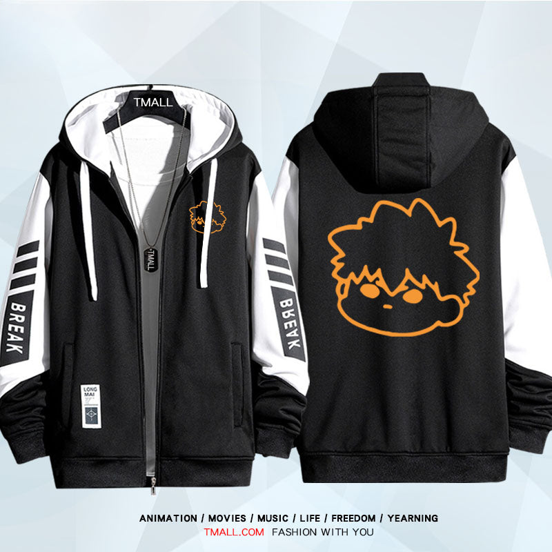 Unisex Anime Nagi Hooded Loose Jacket