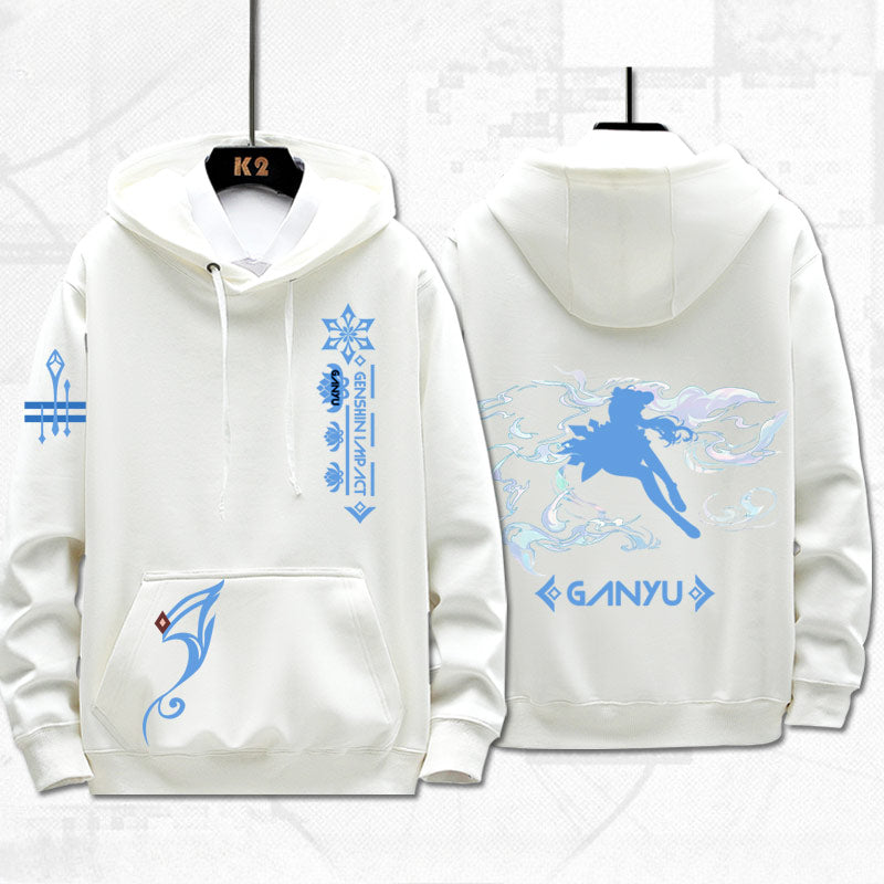 Game GanYu Printed Pullover Hoodie