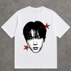 Jungkook V Taehyung Jimin Jin Suga Graphic Crewneck Tee