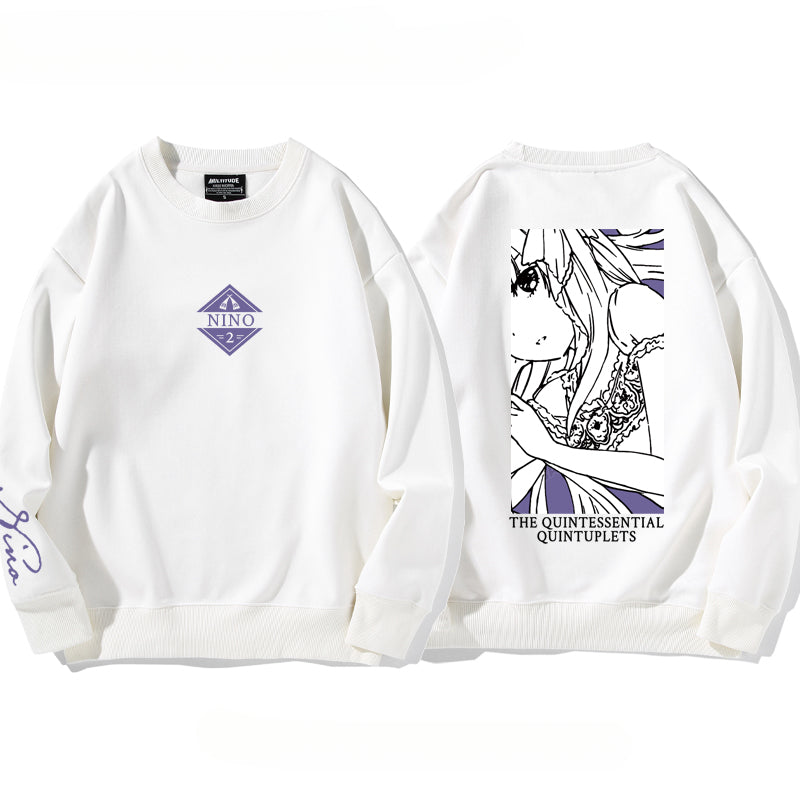 Nakano Anime Crew Neck Sweatshirt