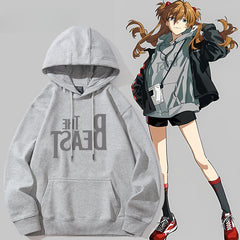 Unisex EVA Asuka Cos Casual Hoodie