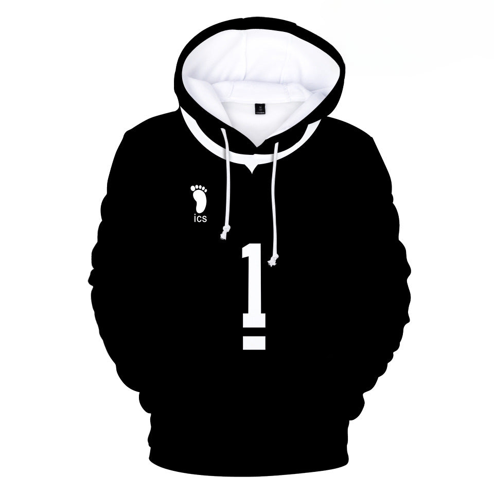 Unisex Inarizaki High 3D Print Sports Hoodie