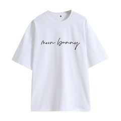 Felix Round Neck Letter Printed Short-sleeved T-shirt