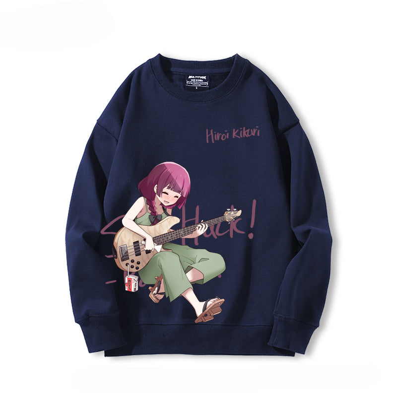 Women's Anime Crew Neck Sweatshirt