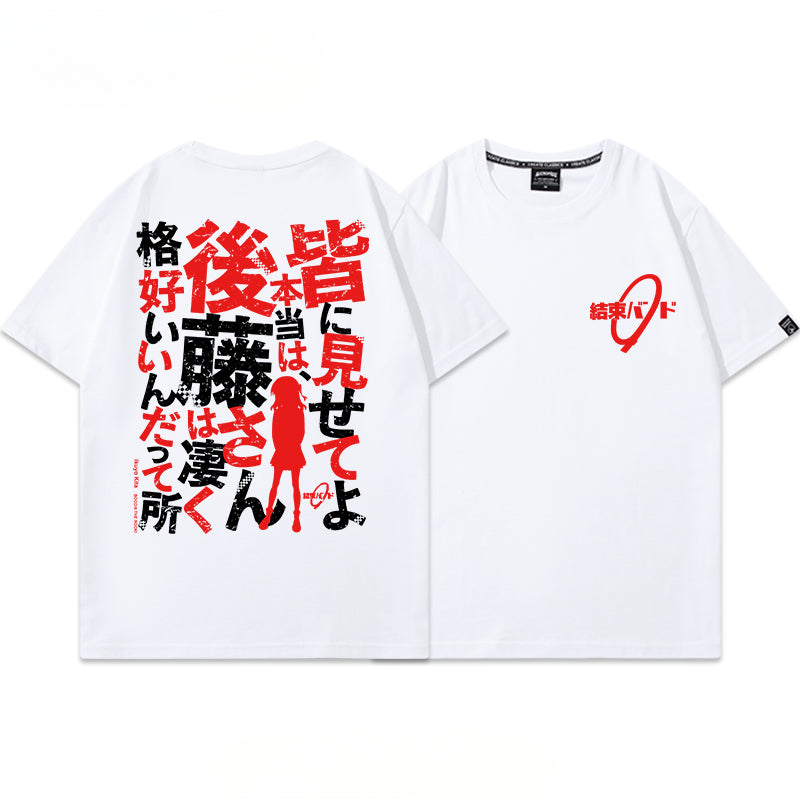 Unisex Anime Print Short Sleeve T-Shirt