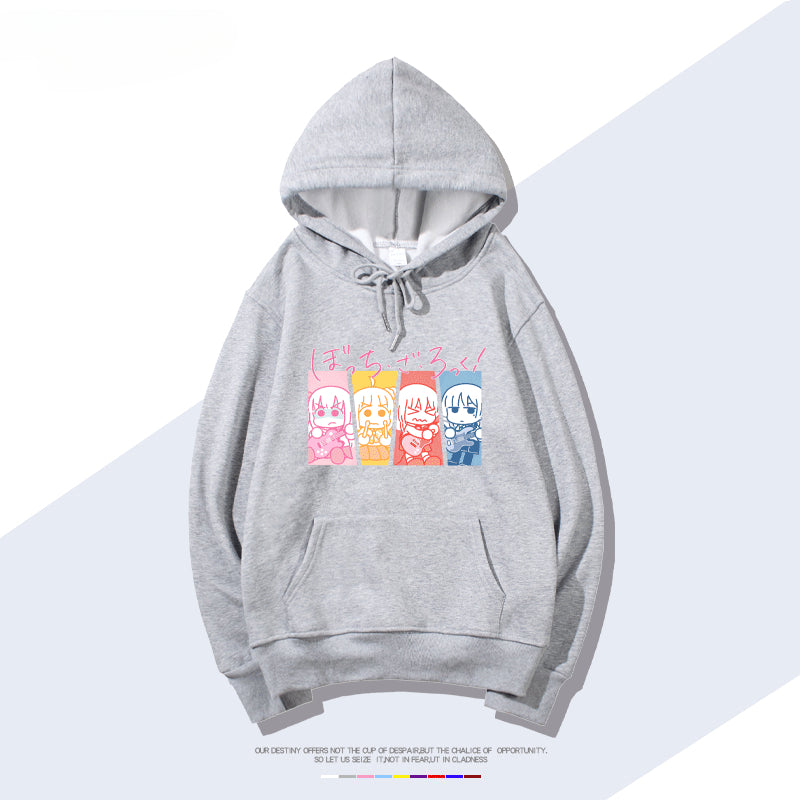 Unisex Anime Graphic Print Hoodie
