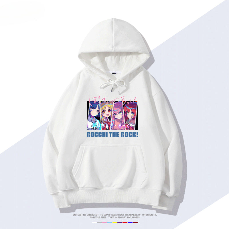 Unisex Anime Graphic Print Hoodie