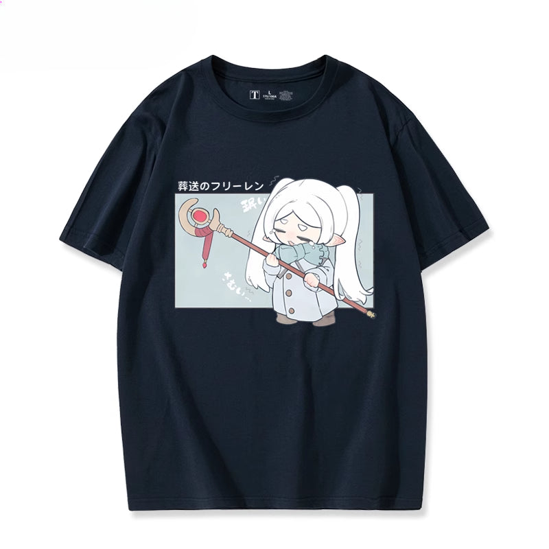 Casual Anime Pattern Short-sleeved T-shirt