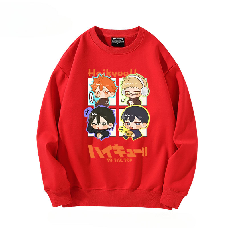 Unisex Hinata Anime Crew Neck Sweatshirt