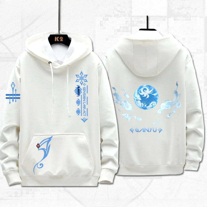 Game GanYu Printed Pullover Hoodie