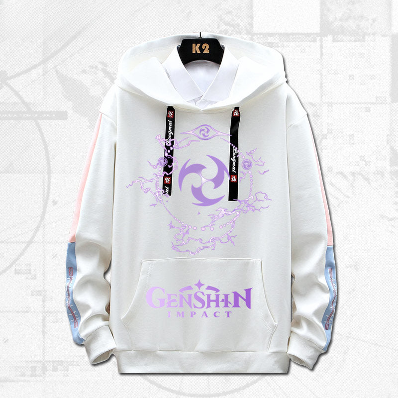 Men's Game Graphic Print Loose Hoodie