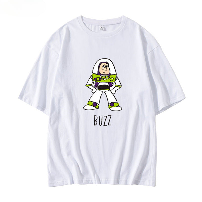 KPOP Loose Letter Half-sleeved T-shirt