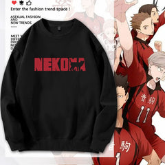 Unisex Anime Nekoma Loose Sweatshirt