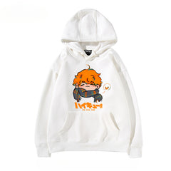 Unisex Anime Hinata Printed Pullover Hoodie