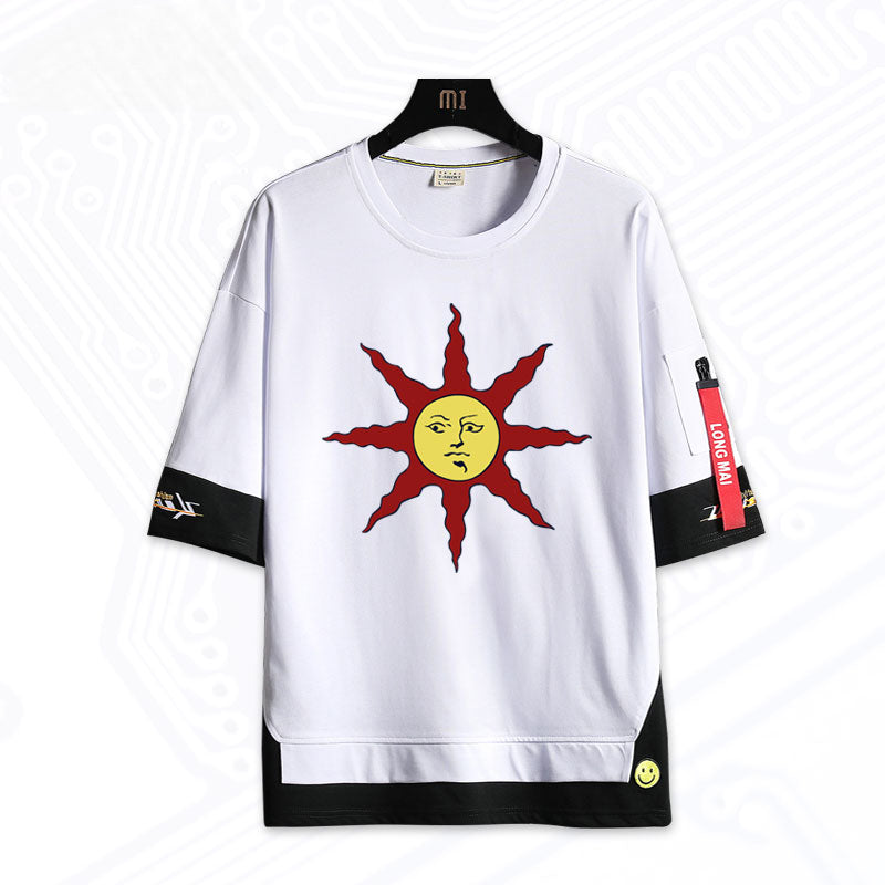 Men's Game Graphic Print Loose T-Shirt