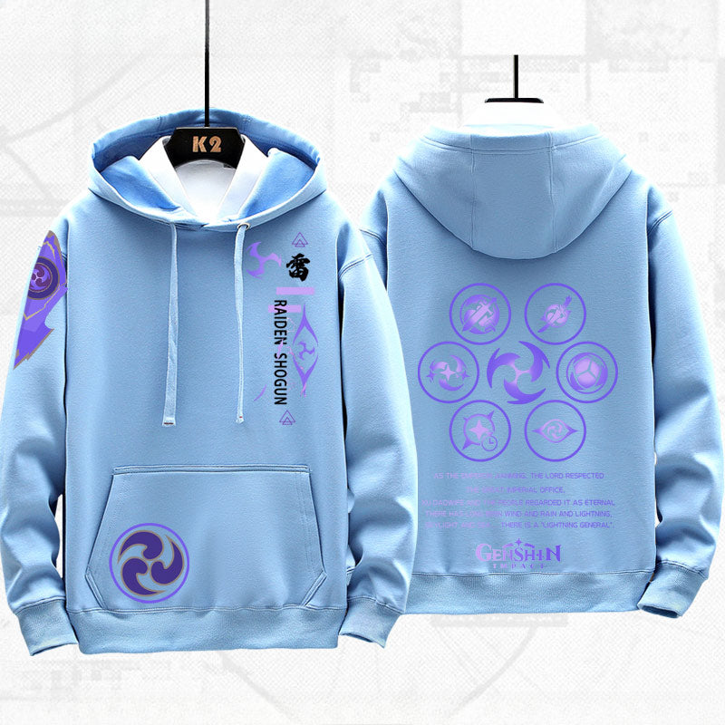 Trendy Game Graphic Printed Loose Hoodie