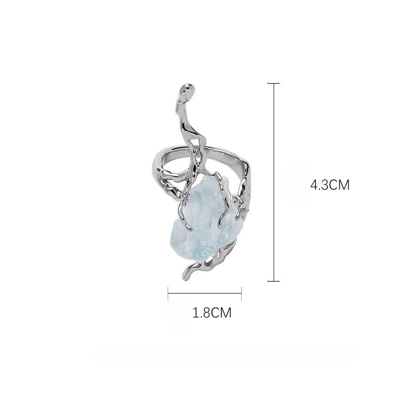 Retro Zircon Game Cos Ring