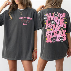 All You Need Is Love, Dream And SKZ T-Shirt Top