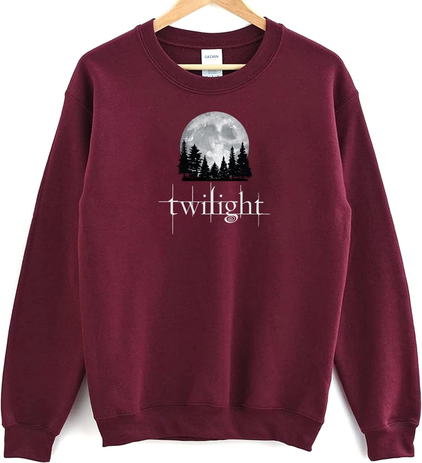 Vintage Moon Forks Sweater Movie Lovers Sweatshirt