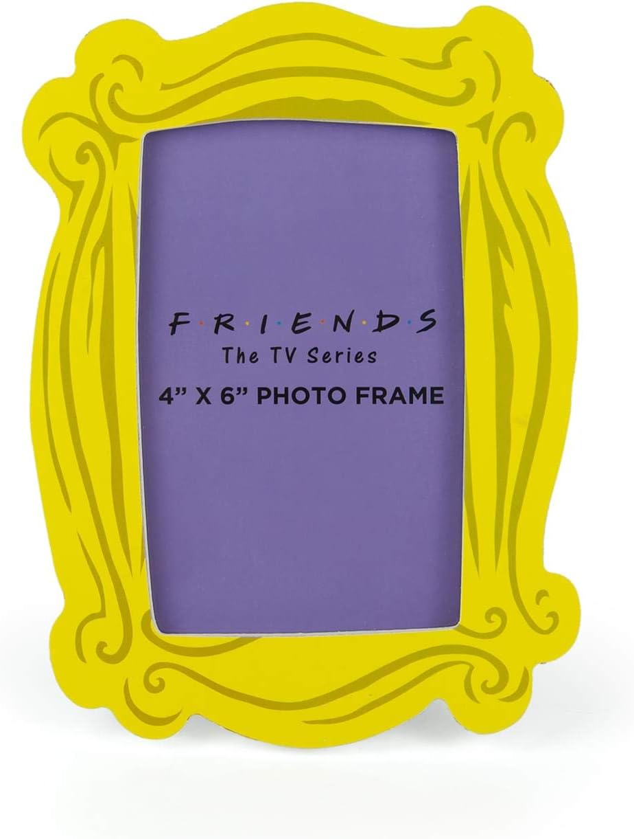 Silver Buffalo Friends Photo Picture Frame in Yellow (4 x 6 Inches)