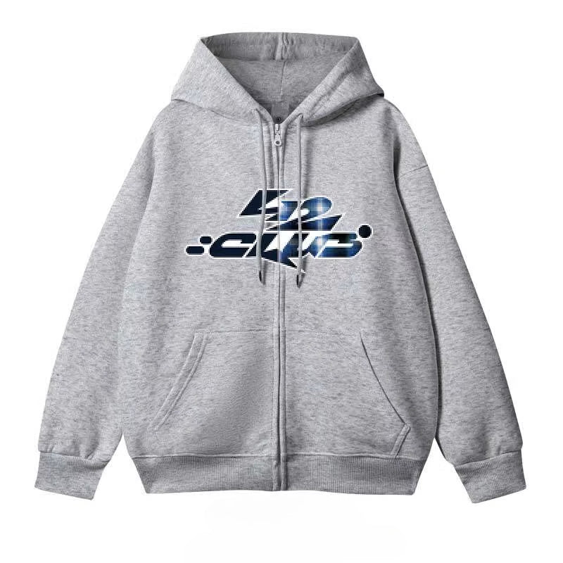 TWS FM 42CLUB Zipper Hoodie Top