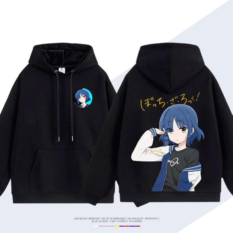 Unisex Anime Hitori Cotton Casual Hoodie