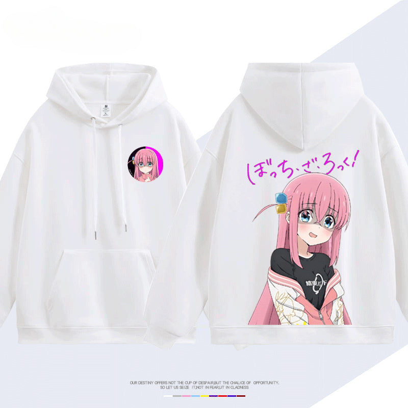 Unisex Anime Hitori Cotton Casual Hoodie