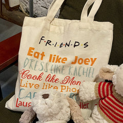 Friends Beige Canvas Bag