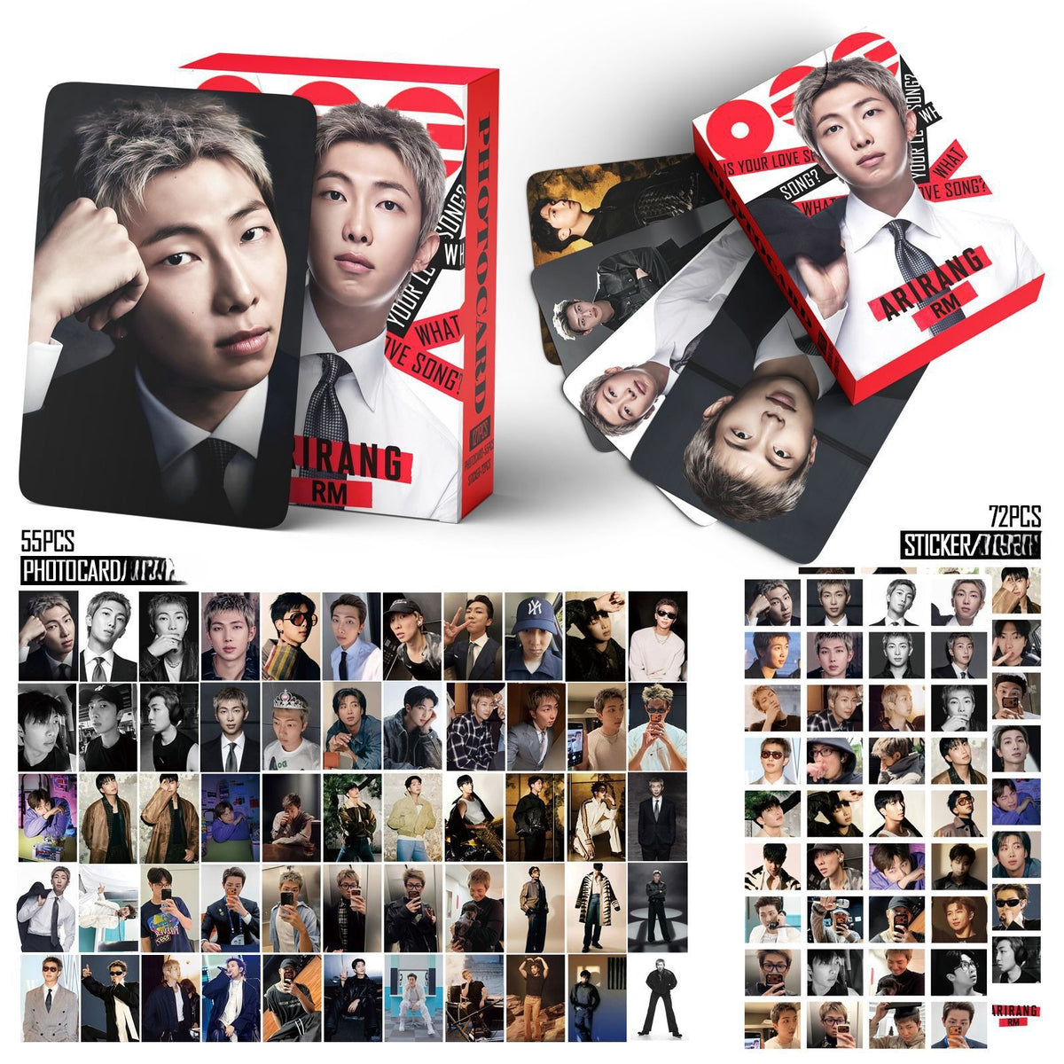 RM ARIRANG Personal Photocard Stickers