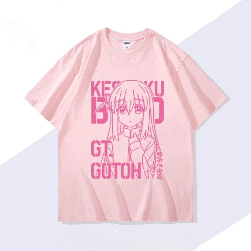Women's Cotton Anime Short-sleeved T-shirt