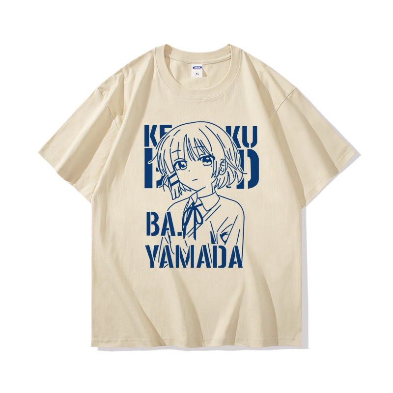 Women's Cotton Anime Short-sleeved T-shirt