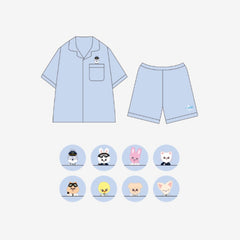 Cute Kpop Cartoon Short Sleeve Pajamas Set