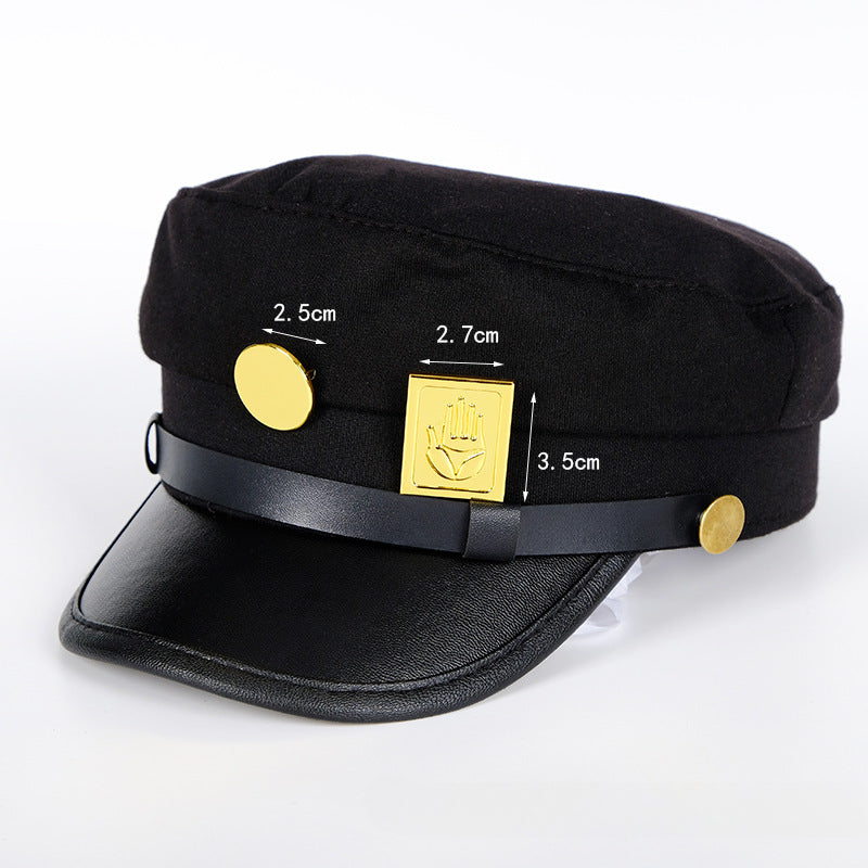 JOJO Embroidered Flat Top Hat