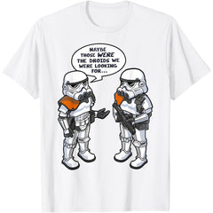 Wrong Droids Funny Comic T-Shirt