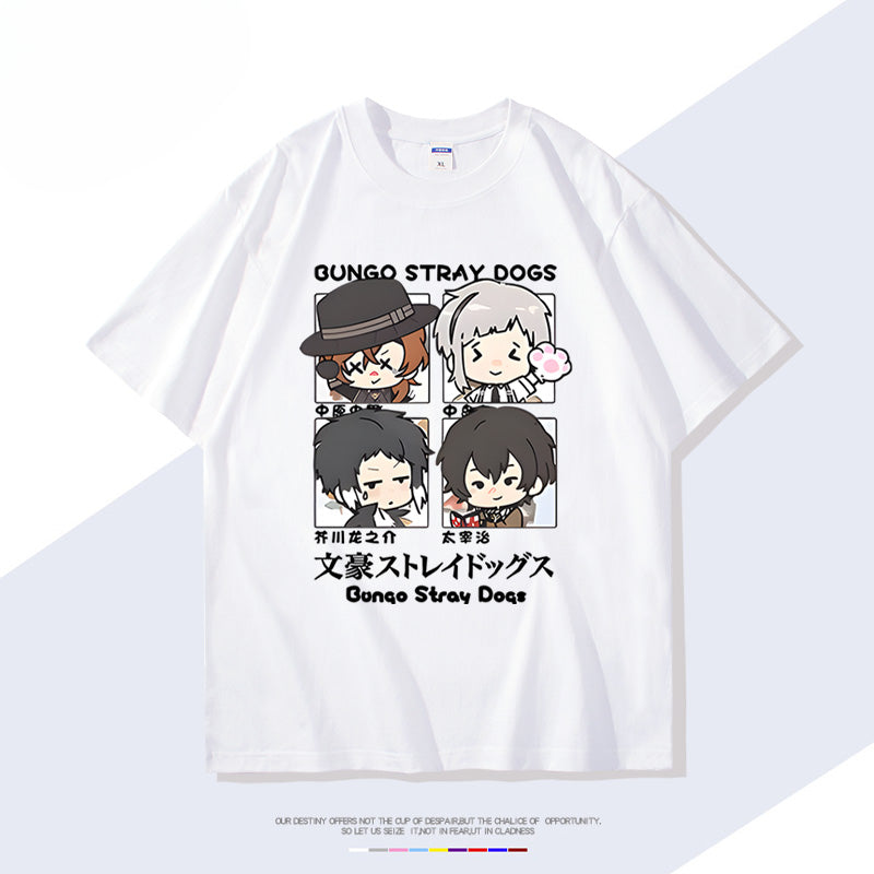Anime Parttern Cotton Short Sleeve T-Shirt