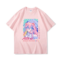 Hitori Gotoh Cotton Crew Neck Casual Tee
